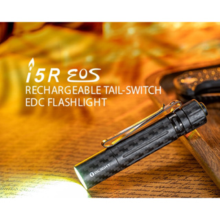 ไฟฉาย Olight i5R EOS 350 Lumens พร้อมแบตเตอรี่แบบชาร์จได้ 14500(AA) 2.4V  1,420mAh