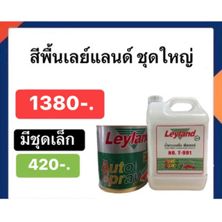 สีพื้น เลย์แลนด์ + น้ำยาหนึ่งขวด ชุดใหญ่ ปริมาณ 8 kk.