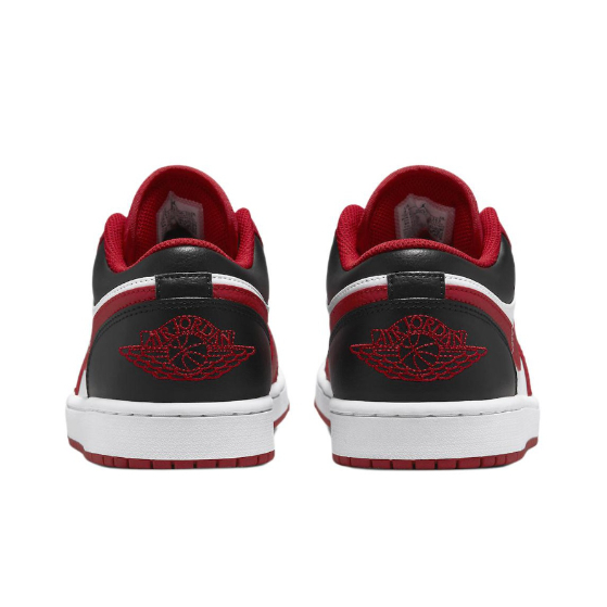 air-jordan-1-low-red-white-black-ของแท้-100