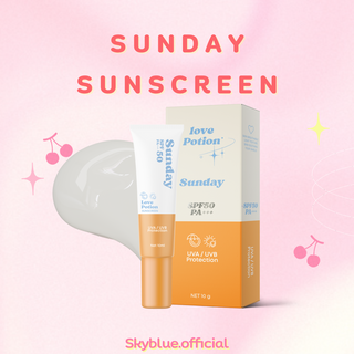 สินค้า (พร้อมส่ง) SUNDAY Sunscreen 🌤 กันแดดซันเดย์ กันแดดซ้อก้าด 🌈 แบบหลอด ขนาด 10กรัม