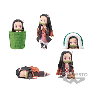 Bandai(บันได) BANPRESTO WCF SET-5-DEMON SLAYER: KIMETSU NO YAIBA WCF -NEZUKO KAMADO COLLECTION-II-SET-5