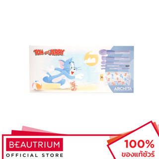 ARCHITA Tom and Jerry Brush with Bag เซ็ทแปรงแต่งหน้า 5pcs