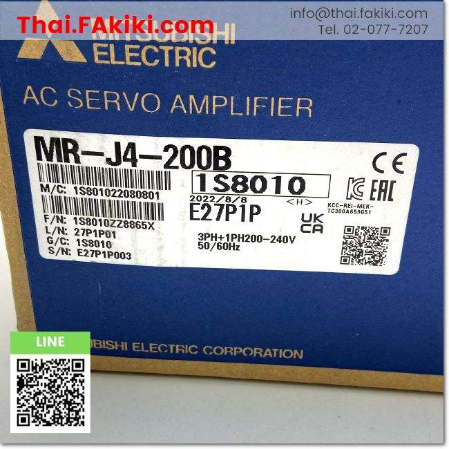 พร้อมส่ง-a-unused-mr-j4-200b-servo-amplifier-สเปค-ac200v-2-0kw-mitsubishi-66-007-354