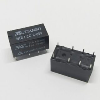 Relay TIANBO HJR1-2C L-05V รีเลย์ 5VDC 8 ขา