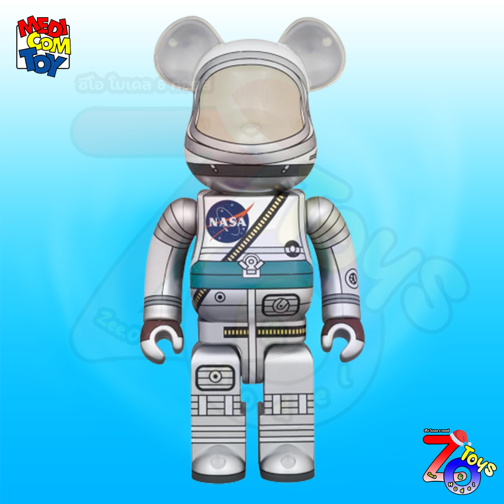 Medicom Toy Be@rbrick Project Mercury Astronaut 1000% Gray