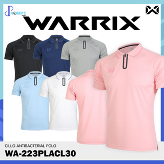 เสื้อโปโล เสื้อโปโลวอริกซ์ CILLO ANTI BACTERIAL POLO WARRIX รหัส WA-223PLACL30 ของแท้100%