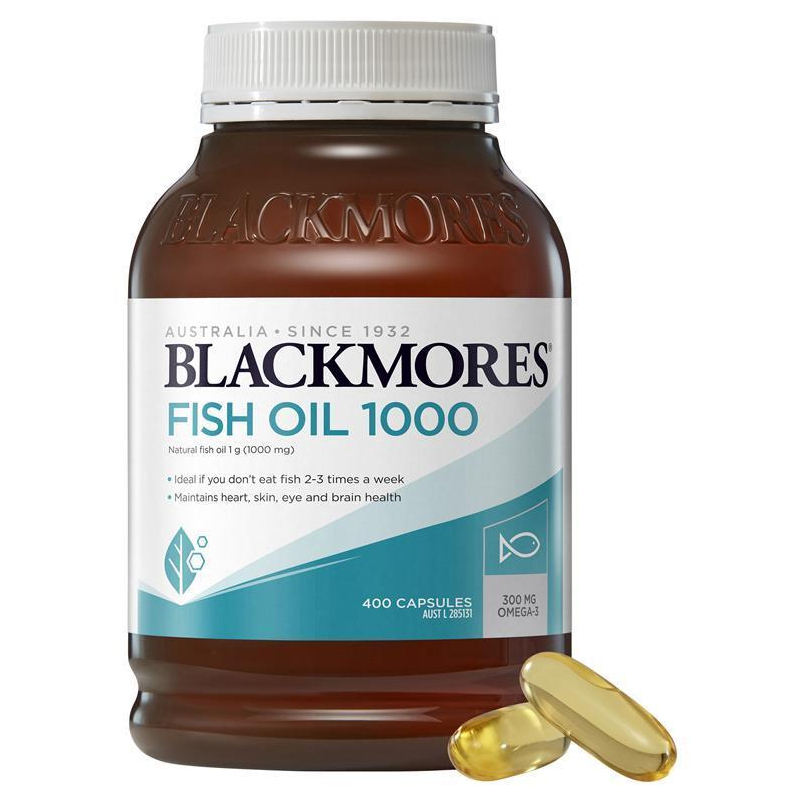 blackmores-odourless-fish-oil-1000mg-omega-3-400-capsules-แบล็คมอร์ส-น้ำมันปลา-จากออสเตรเลีย