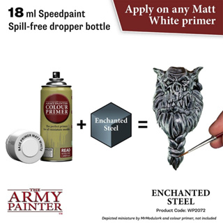 🔥มีของพร้อมส่ง🔥 Army Painter Speedpaint 2.0 Enchanted Steel 18ml AP-WP2072 สีทาโมเดล อะคริลิคสูตรน้ำ Water Based Acrylic