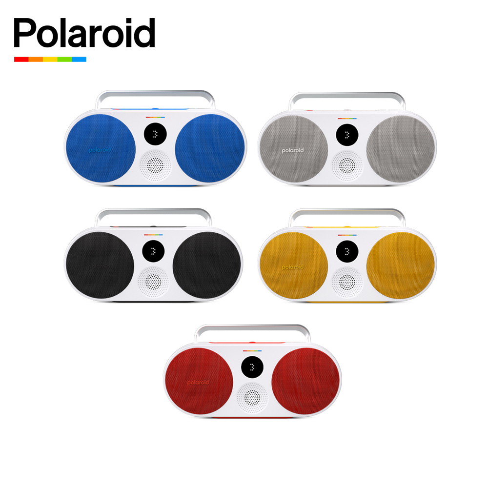 polaroid-player-p3-speaker-bluetooth-gray-black-yellow-red-blue-สีเทา-สีดำ-สีเหลือง-สีแดง-สีฟ้า-กันน้ำ