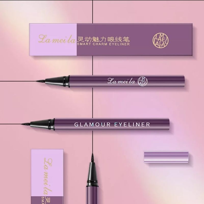 lameila-smart-charm-eyeliner-2ml-อายไลเนอร์แบบดินสอ-เส้นเล็กกรีดง่าย-กันเหงื่อ-กันน้ำ-ติดทนนาน