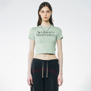 Sculptor Masterpiece Crop Tee (Mint, Black, White)