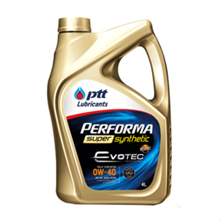 สินค้า น้ำมันเครื่อง ปตท PTT PERFORMA SYNTHETIC 0w-40 มีบริการเก็บเงินปลายทาง 🚚