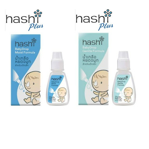 ภาพหน้าปกสินค้าHashi Baby Drop 4 ml น้ำเกลือหยดจมูก สำหรับเด็กเล็ก ช่วยให้น้ำมูกนิ่ม และสูดออกง่าย จากร้าน vismate บน Shopee