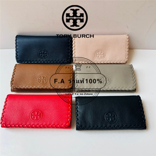 U.S OUTLET กระเป๋าสตางค์ tory burch แท้  กระเป๋าสตางค์ผู้หญิงแบบยาวคลิปยาว Flip กระเป๋าสตางค์สุภาพสตรี Envelope 1862