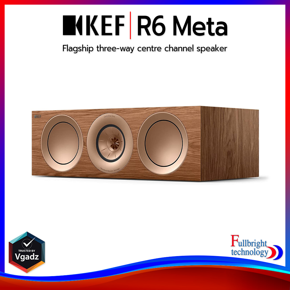 KEF R6 Meta Center Channel Speaker ลำโพงเซ็นเตอร์ ขนาด 6.25 นิ้ว 2 ทาง ...
