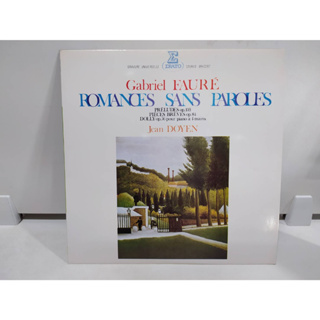 1LP Vinyl Records แผ่นเสียงไวนิล  ROMANCES SANS PAROLES   (J20A144)