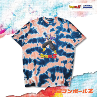 DBZ  เสื้อดราก้อนบอลมัดย้อม ลายทรังค์  DragonballZ ทรงโอเวอร์ไซส์ ของแท้ลิขสิทธิ์จากญี่ปุ่น