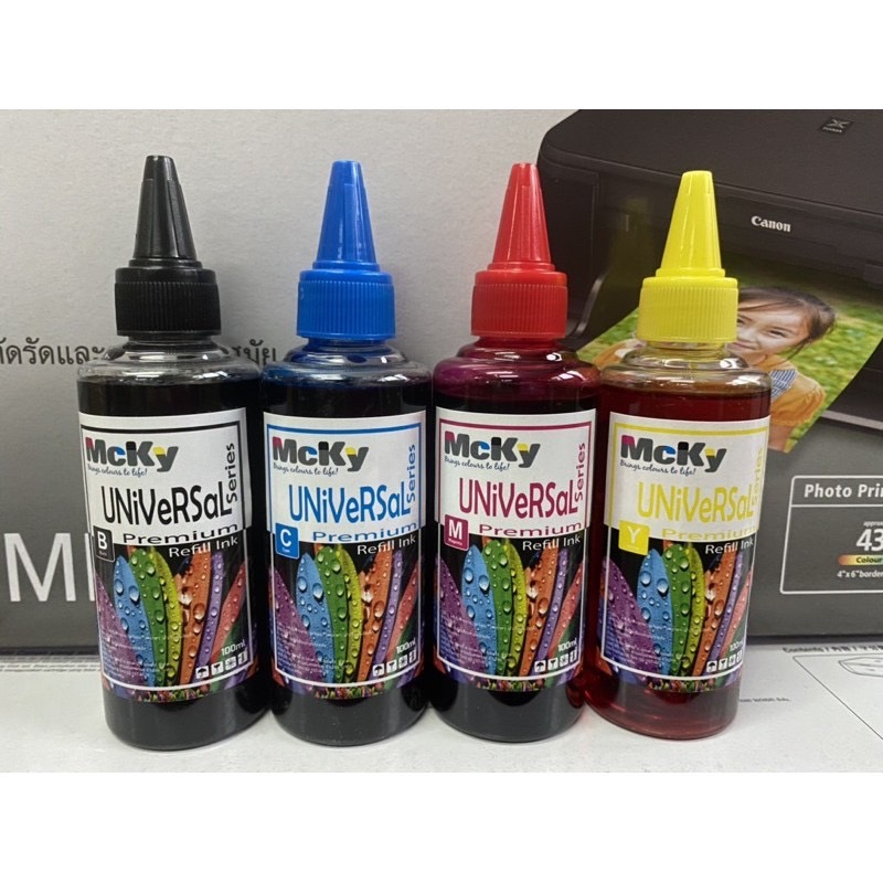 หมึกเติม Ink Tank ปรินเตอร์ มีครบทุกรุ่น Universal premium ขนาด 100 ml ...