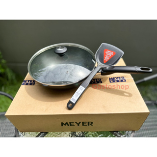 กระทะ MEYER COOK N LOOK INDUCTION ผัดและอบ 3 ชิ้น รวมฝาและตะหลิว พร้อมส่ง...!!!