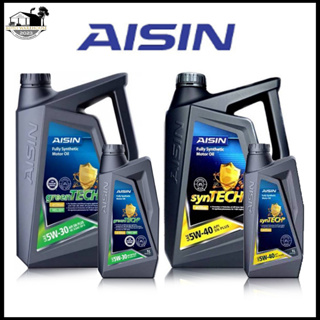 ภาพหน้าปกสินค้าน้ำมันเครื่อง AISIN สังเคราะห์ (5W-30) (5W-40) น้ำมันเครื่องยนต์เบนซิน สังเคราะห์แท้ 100% ที่เกี่ยวข้อง