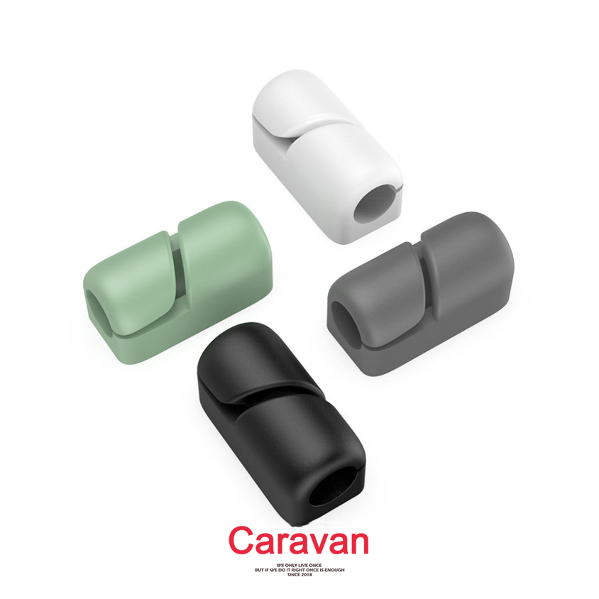 caravan-crew-cable-organizer-winder-management-silicone-ที่เก็บปลั๊กไฟ