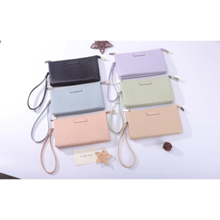 [พร้อมส่งในไทย]กระเป๋าสตางค์ใบยาวผู้หญิง YADASกระเป๋าใส่มือถือกระเป๋าซิปรอบกระเป๋าแบบางกระเป๋าเงิน แฟชั่น