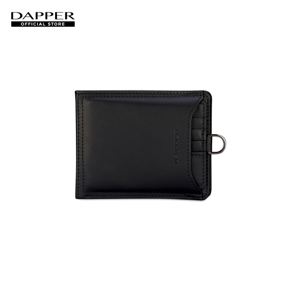 dapper-กระเป๋าสตางค์-drawer-tri-fold-wallet-สีดำ-bwmb1-1104r3