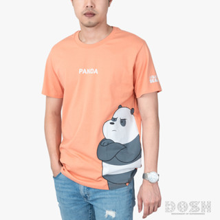 DOSH UNISEX T-SHIRTS WE BARE BEARS เสื้อยืดคอกลม แขนสั้น DBBMT5025-OR