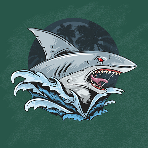 ตัวรีดติดเสื้อลาย-f-130-set-11-shark-รูปปลาฉลาม-รีดง่ายแผ่นฟิมล์รีดร้อนติดเสื้อ