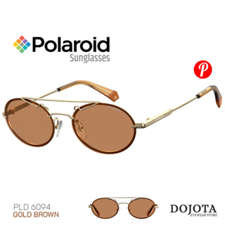 (พร้อมส่ง) แว่นกันแดด Polaroid รุ่น PLD6094  เลนส์โพลาไรซ์สีชา ตัดแสงสะท้อน