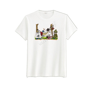 เสื้อยืดพิมพ์ลาย Moomin