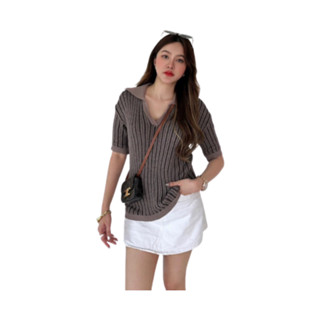 MALIMAYS - Doze knit top เสื้อไหมพรมถัก