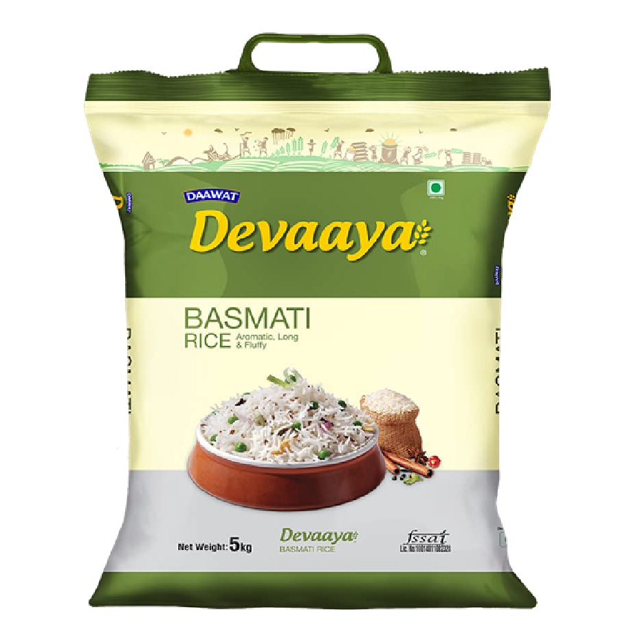 Daawat Everyday Gold Basmati Rice 5kg Naturally Aged, Rich Aroma