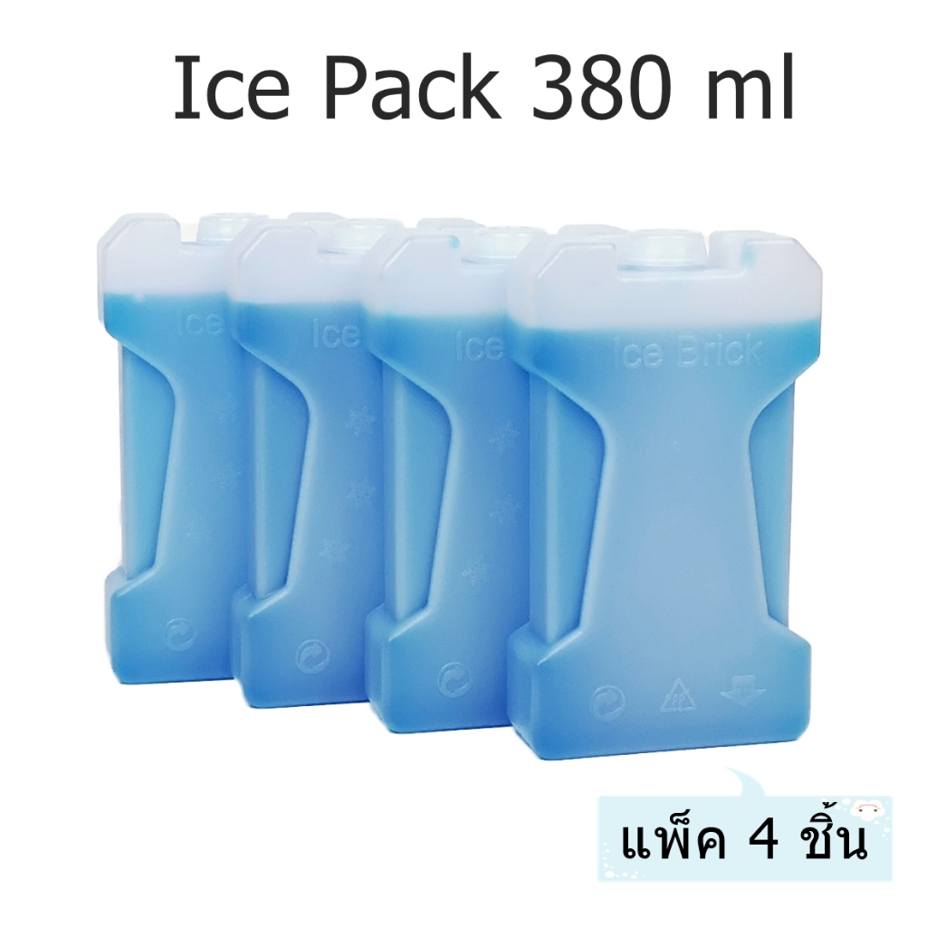 ice-pack-380-ml-แพ็ค-4-ชิ้น-น้ําแข็งเทียม-ไอซ์แพ็ค-เจลเย็น-เจลเก็บความเย็น-น้ําแข็งเทียม-เจลน้ําแข็ง-เจลความเย็น-ไอซ์แพ