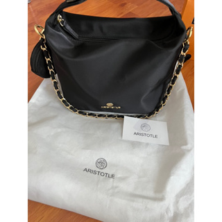 ส่งต่อ กระเป๋า Aristotle Nylon Bento Bag  สี Black ไซส์ใหญ่ ไม่มีสายสะพายค่ะ