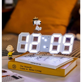 ( พร้อมส่ง ) Snoopy LED Clock Number Manual นาฬิกา