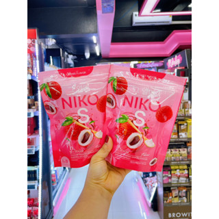นิโกะเอส NIKO S 1เเถม1 ผงบุก นิโกะเอส รสลิ้นจี่/รสแอปเปิ้ล