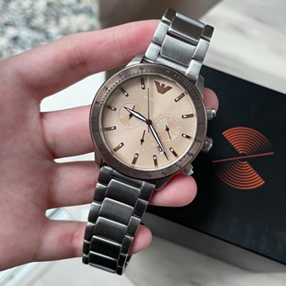 (ผ่อน0%) นาฬิกาชาย Emporio Armani Chronograph Stainless Steel Watch AR11352 หน้าปัด 43 mm สายสแตนเลส