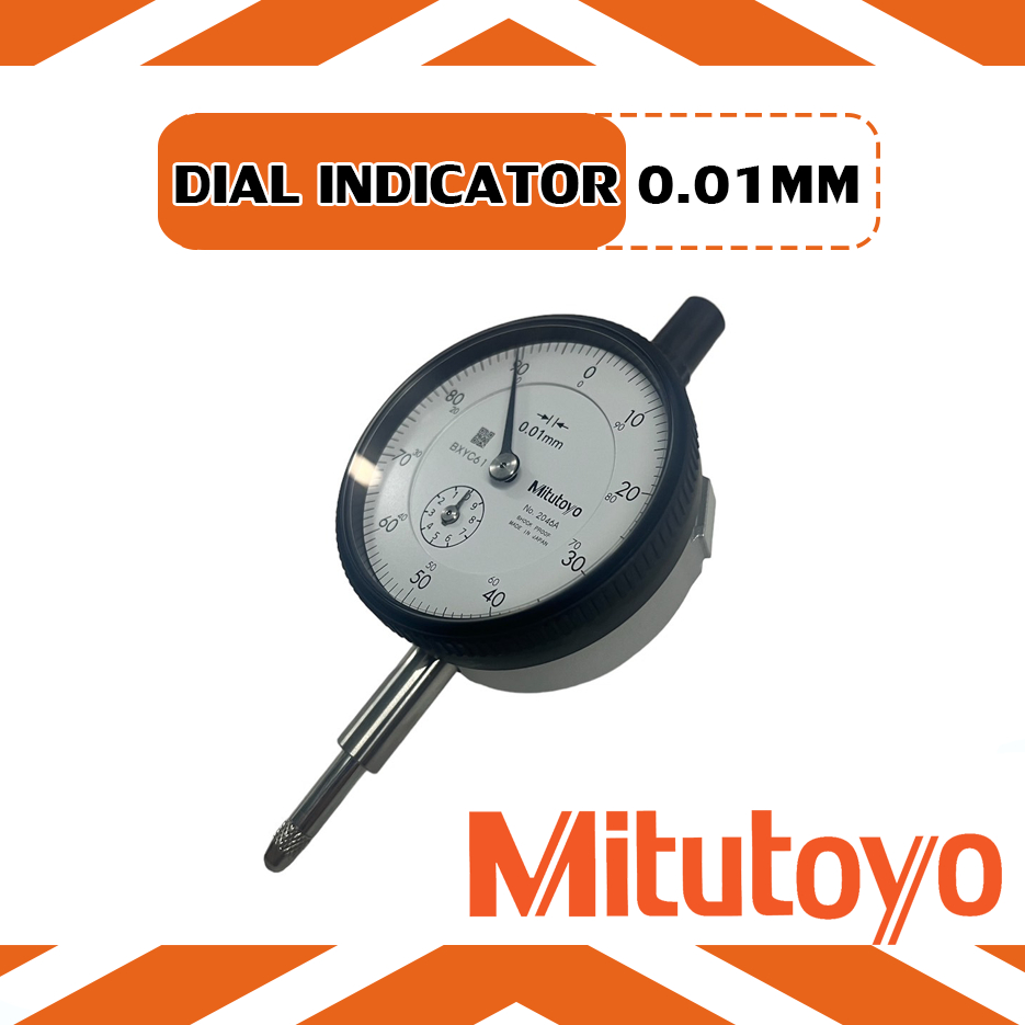 หน้าปัดไดอัลเกจ-dial-indicator-ยี่ห้อ-mitutoyo-ของแท้-100-รุ่น-2046a-ความละเอียด-0-01-mm