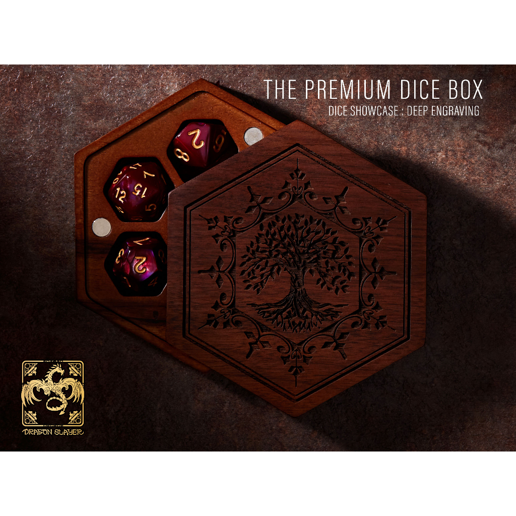 The World Tree Dice Box | Premium DnD Dice Box | D&D Dice Box | Dice ...