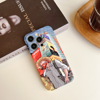 🔥เคสไอโฟน🔥แวนโก๊ะน้ำมันภาพวาดสีน้ำมัน Appleiphone 14 โปร Max 13 ซองเต็มรูปแบบ 12 ป้องกันการตกหล่น 11 แผล XR เคส