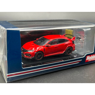 Hobby JAPAN 1/64 Honda CIVIC TYPE R (FK8) 2020 with Engine Display  Flame Red