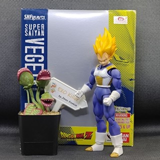 ♨️ USED Vegeta Super Saiyan Premium Color Edition SHF S.H.Figuarts Figuarts Dragonball Bandai ดราก้อนบอล #EXO.Killer