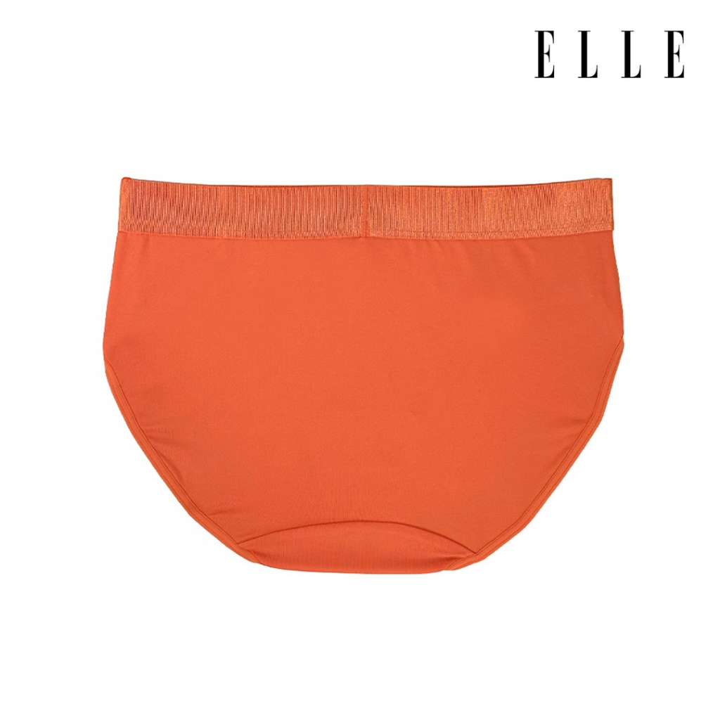 elle-lingerie-กางเกงในรูปแบบ-bikini-lowrise-คอลเลคชั่นลูกไม้สไตล์ปารีเซียน-สีส้ม-รุ่น-lu2869