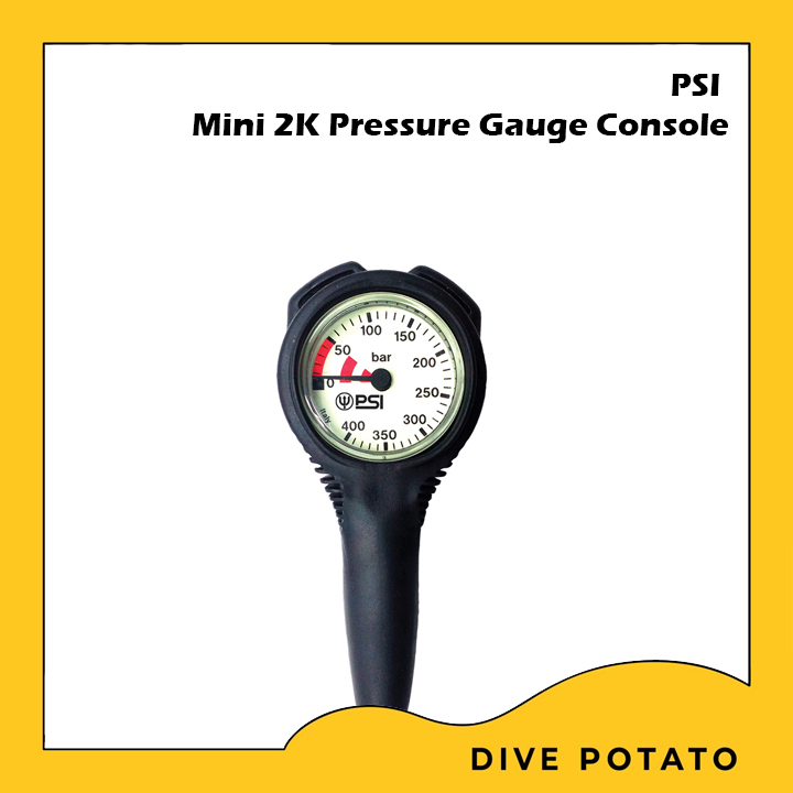 PSI Mini 2K Pressure Gauge Console for scubadiving regulator | Shopee ...