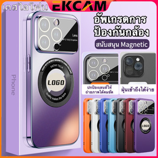 🇹🇭Ekcam เคสไอโฟน หน้าต่างขนาดใหญ่ Magnetic Case for iPhone 14 13 12 Pro Max Plus แรงดึงดูดของแม่เหล็ก เคส สำหรับ ไอโฟน