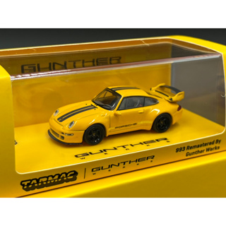 Tarmac Works 993 Remastered By Gunther Werks Yellow - With Special Packaging Box