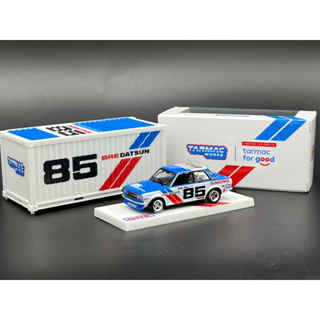 Tarmac Works BRE Datsun 510 Trans-Am 2.5 Championship 1972 Bobby Alliso - With Container