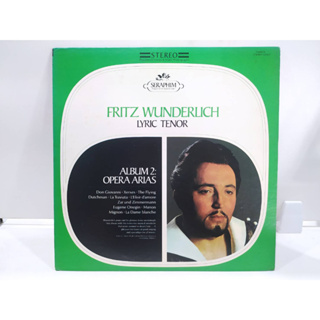 1LP Vinyl Records แผ่นเสียงไวนิล  FRITZ WUNDERLICH LYRIC (E2F51)