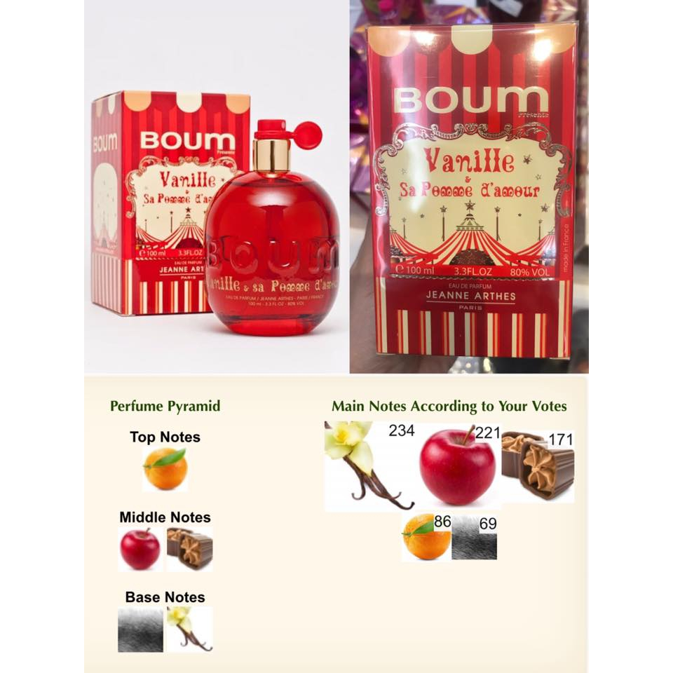 น้ำหอมแท้-ja-jeanne-arthes-boum-vanille-sa-pomme-damour-edp-100ml-กล่องซีล